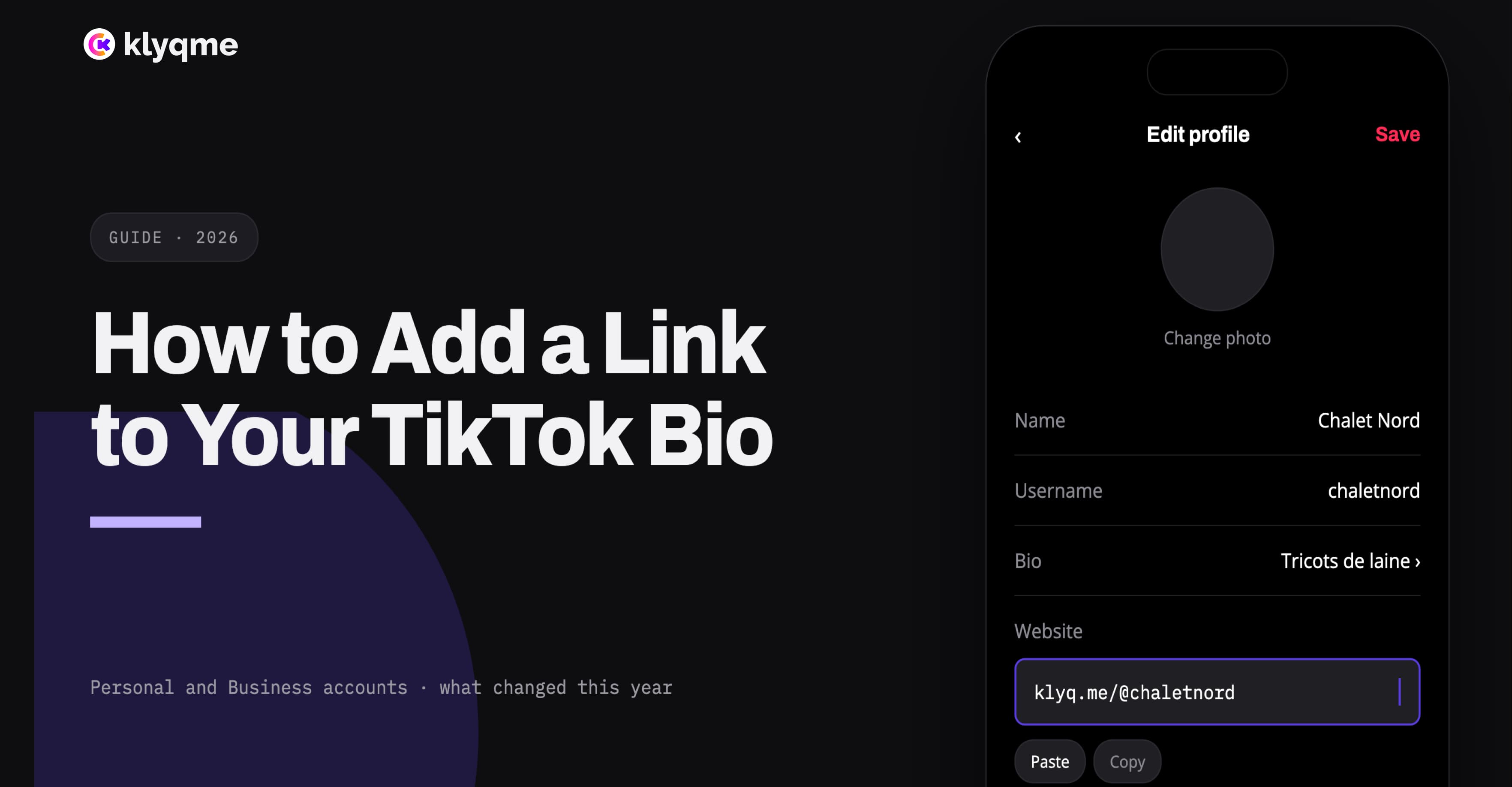 How to Add a Link to Your TikTok Bio in 2026